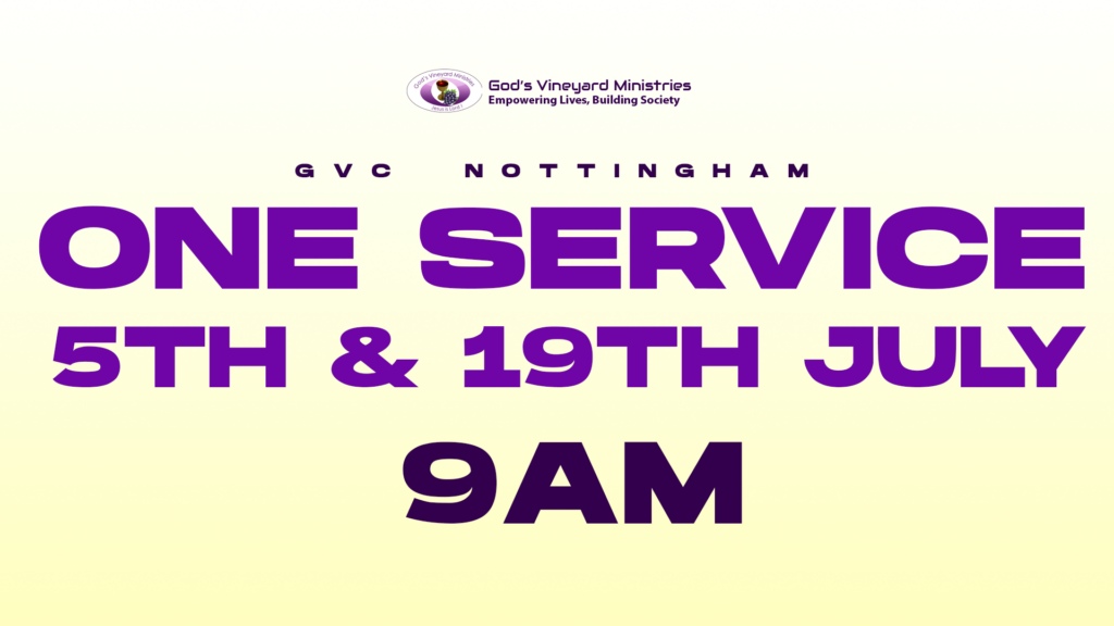ONE SERVICE JULY 2026